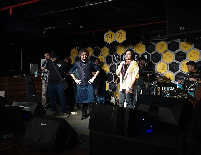 Iconic singer Rupam Islam with Rupsha Dasgupta at TopCat CCU